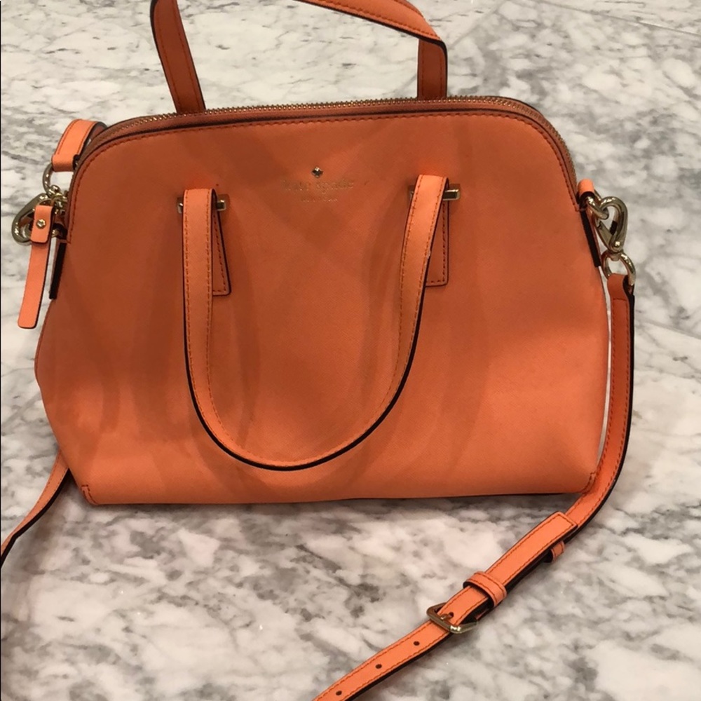 Kate Spade peach handbag/crossbody